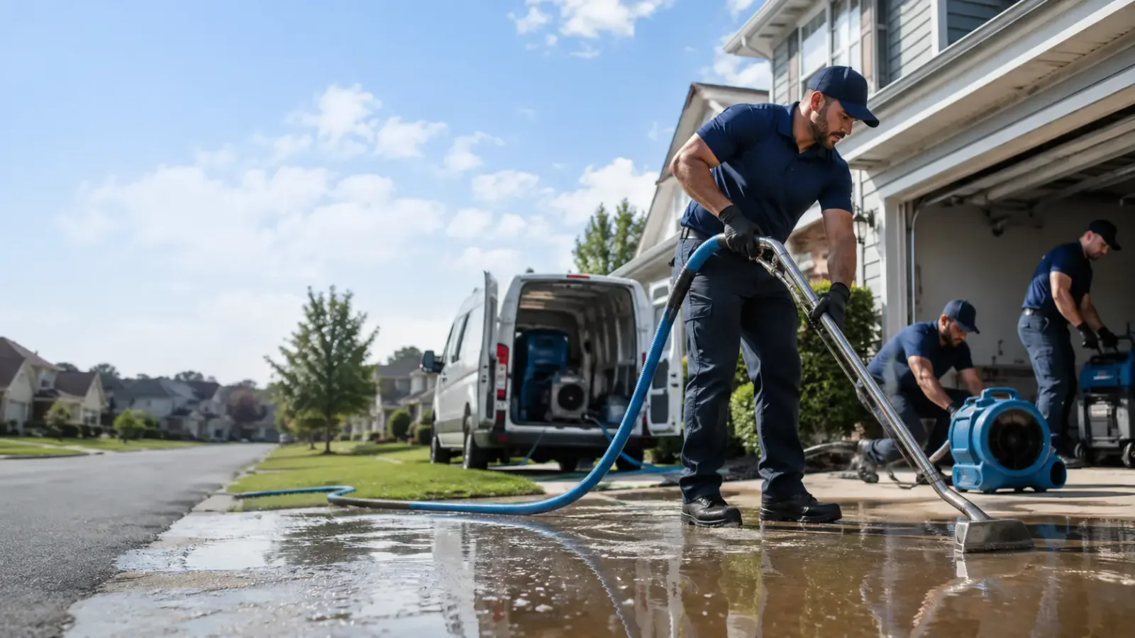 Flood Damage Restoration in Wolflake, IN